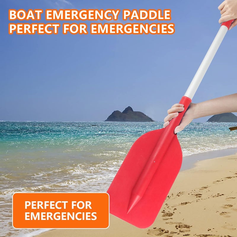 VEITHI Boat Paddle Telescoping Collapsible Oar for Boat Anti Slip Aluminum Plastic Canoe Paddles 2 Pack Small Tubing Floats Oars Row and Safety Boat Accessories for Kids and Adults(6Color) - Image 5